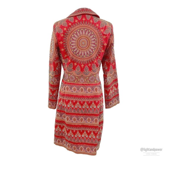 Biya for Johnny Was Asian Paisley Embroider Blazer - Picture 8 of 11